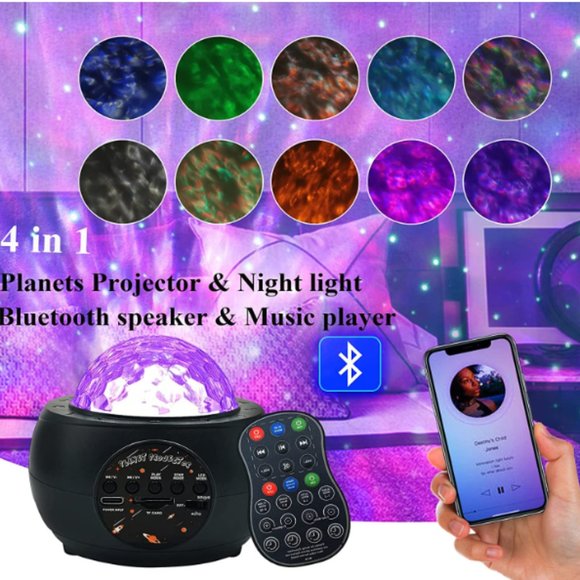 New Galaxy Projector with Bluetooth Speaker - Picture 5 of 5
